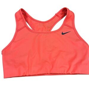Nike Orange Unpadded Sports Bra - Size Small